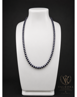 Collar Eclipse Nórdico de amazonita negra y Miyuki | Valkora