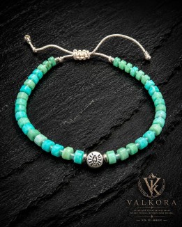 Pulsera Ojo del Fiordo de turmalina y Miyuki | Valkora