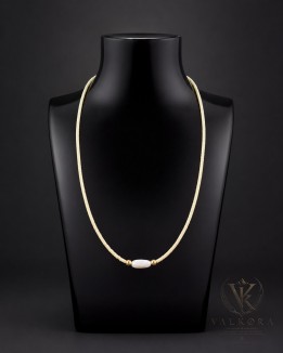 Collar Luz de Freyja de nácar y enchape en oro | Valkora